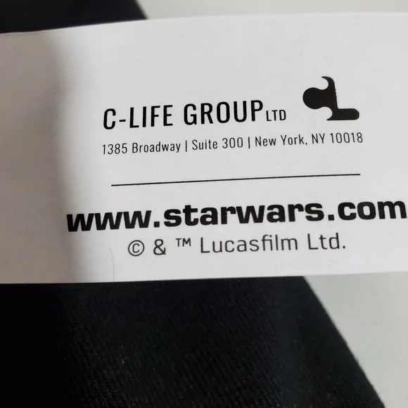 Disney Star Wars MENS Tee Shirt comic strip Black and White - Picture 5 of 9